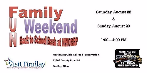 NWORRP Family Fun - Back to School Bash.