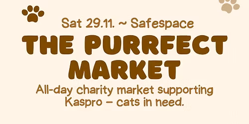 The purrfect market - charity market and pub quiz