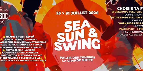 \u2600\ufe0f Sea Sun & Swing 2026 \ud83c\uddeb\ud83c\uddf7 WSDC Registry Event