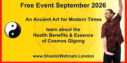 Cosmos Qigong (Chi Kung) Free Event September 2026