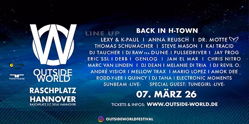 OUTSIDE WORLD FESTIVAL - BACK IN HANNOVER-CITY