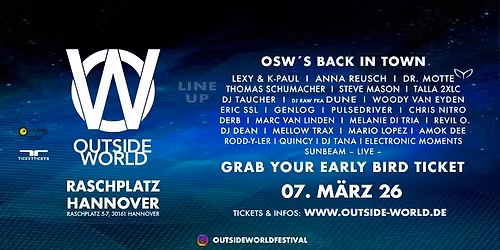 OUTSIDE WORLD FESTIVAL - BACK IN HANNOVER-CITY