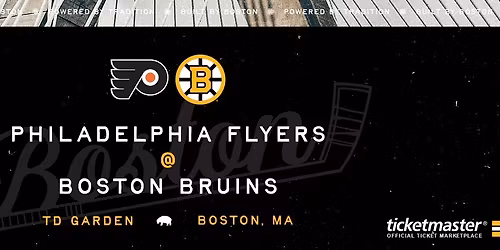 Boston Bruins at Philadelphia Flyers at Xfinity Mobile Arena