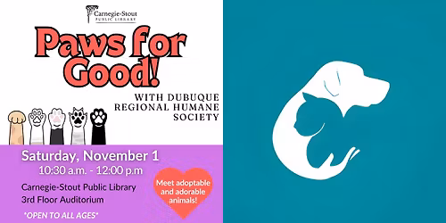 Paws for Good with Dubuque Regional Humane Society