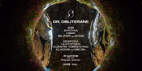 PARAN\u00d8IA: DR.OBLITERANE | 25.04.2025 Pozna\u0144, Schron