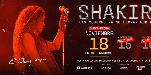 Shakira 4ta Fecha en Lima