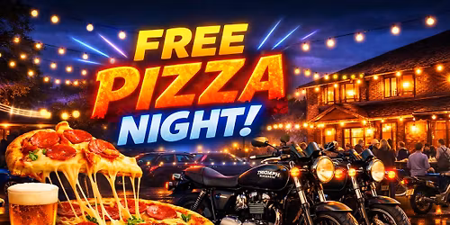Courtesy of Fletcher's Solicitors - our Summer Free Pizza Night returns!