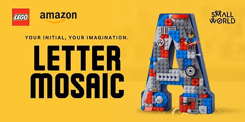 Lego Letter Mosaic