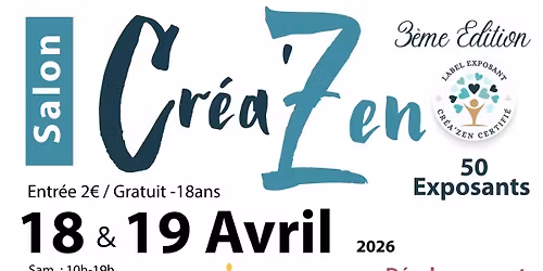 Salon "Cr\u00e9a'Zen" de Soucelles (49140)