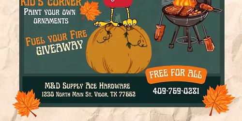 Thanks-Grilling at M&D Supply Vidor