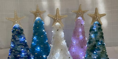 Light Up Sea Glass Tree or Succulent Class