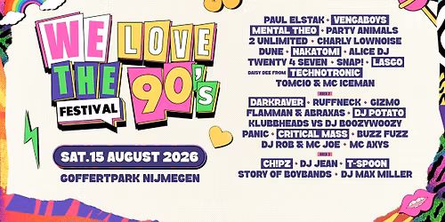 We Love The 90's Festival 2026