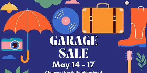 Claymont North HOA Neighborhood Garage Sale