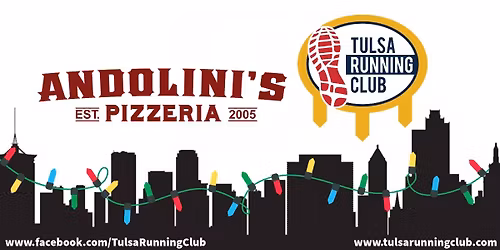 Tulsa Running Club holiday lights social run \u2014 Andolini's Pizzeria on Cherry Street