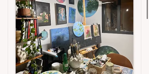 Initiation \u00e0 la peinture d\u2019abstractions florales