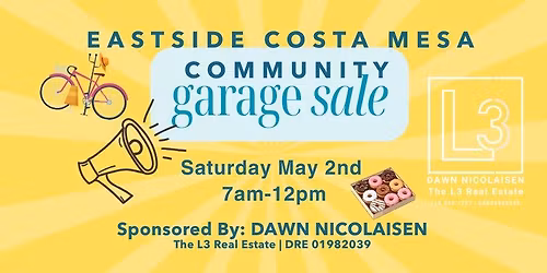 Eastside Costa Mesa Garage Sale