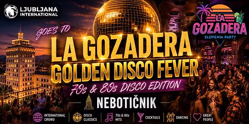 \ud83d\udd7a\u2728 LJUBLJANA INTERNATIONAL GOES TO \ud83c\udf10 GOLDEN DISCO FEVER \u2013 70s & 80s EDITION \ud83d\udc83\ud83e\udea9