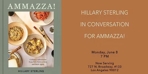 Hillary Sterling in Conversation for Ammazza!