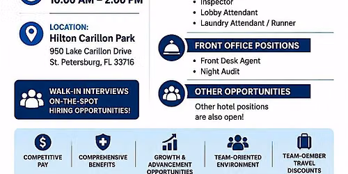 JOB FAIR - Hilton Carillon Park