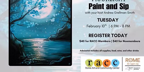 Romantic Moonlight Paint & Sip