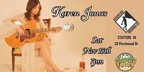Karen Jonas preforming at Adventure Brewing Company