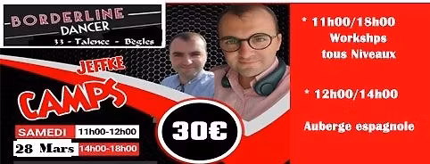 JEFF CAMPS chez les Borderline Dancer