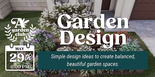 Garden Club: Garden Design Talk & Plant by Number Project