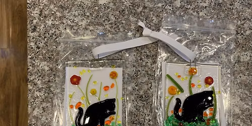 First Friday Sip and Snip - Come and make a fused glass suncatcher