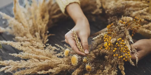 Dried Wreath Workshop at Sowing Joy
