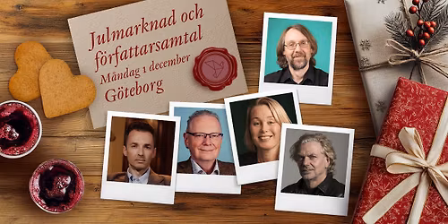 Julmarknad och f\u00f6rfattarsamtal i G\u00f6teborg