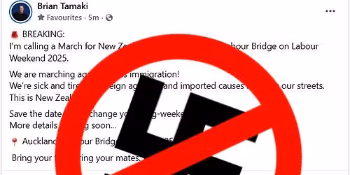 Counter rally against NZ fascism