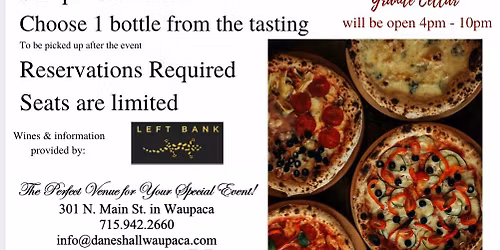 Wine & Pizza Pairing Tasting