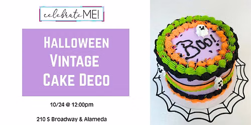 Halloween Vintage Cake Deco