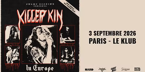 Killer Kin, en concert \u00e0 Paris \/\/ 03.09.2026