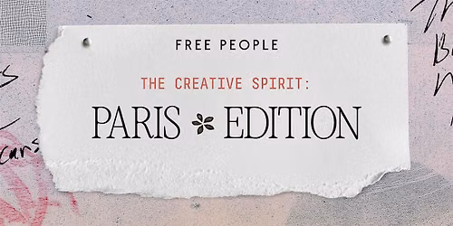 Atelier cr\u00e9atif avec The Pen & Paper Club et Free People