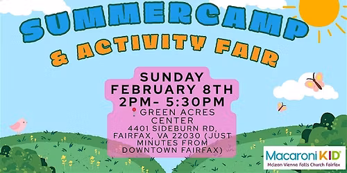 2026 Summer Camp & Kids Activities Fair