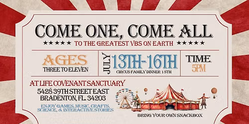 Circus VBS at Life Covenant Sanctuary