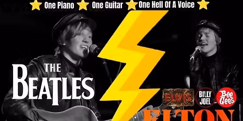 THE FRAZER THEATRE KNARESBOROUGH LOGAN PAUL MURPHY THE BEATLES v ELTON JOHN