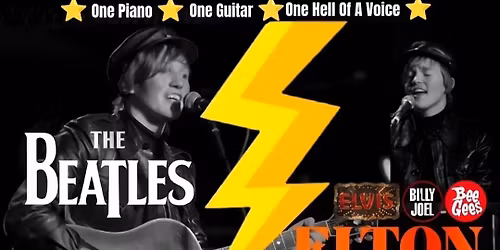 THE FRAZER THEATRE KNARESBOROUGH LOGAN PAUL MURPHY THE BEATLES v ELTON JOHN