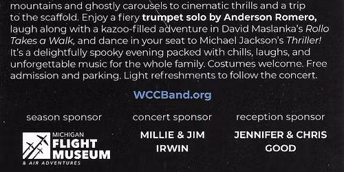 Washtenaw Community Concert Band Halloween Extravaganza!!