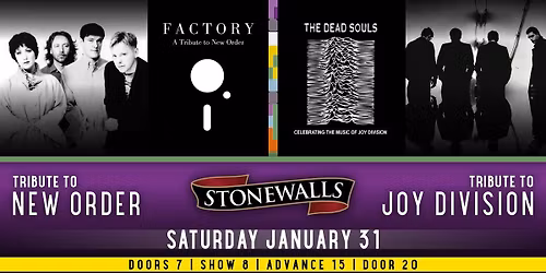 Factory & The Dead Souls (Tributes to New Order & Joy Division)