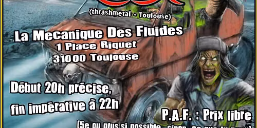 AMORPHIA (oldschool thrashmetal - Inde) + REKTIFIER (thrashmetal - Toulouse)