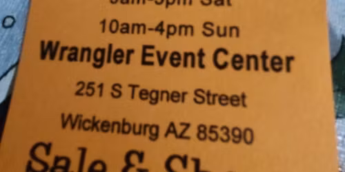 Wickenburg Gem and Mineral show Gpap will be there.