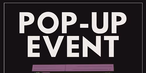 Grand opening pop up