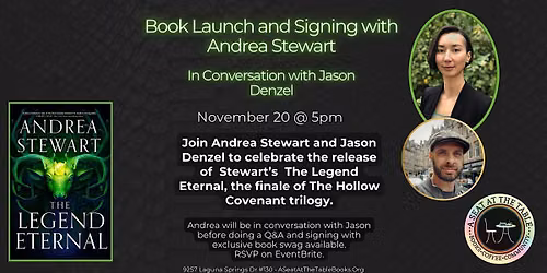 Book Launch and Signing w\/ Andrea Stewart