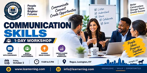 Communication Skills 1-Day Workshop | Lexington, KY