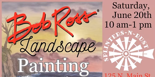 Bob Ross Landscape Painting Workshop