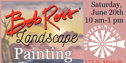 Bob Ross Landscape Painting Workshop