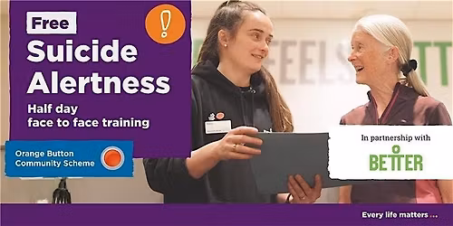Suicide Alertness Training - Kendal - 17th September
