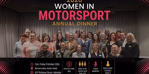 Women in Motorsport Dinner 2026